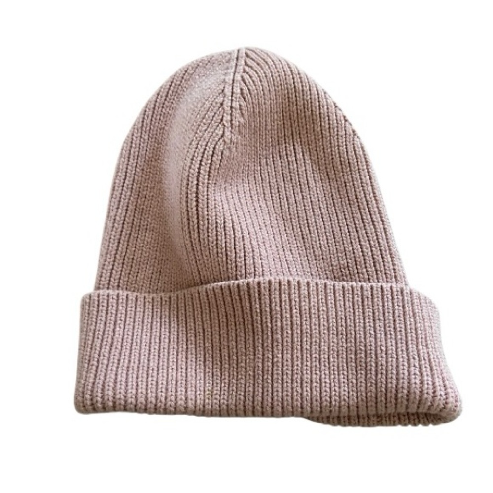 Gap Cozy Pink Knit Beanie cotton blend one size